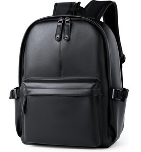 Borsa da Palestra alla Moda, Zaino per Laptop in Vera Pelle, Grande Capacità 15.6 Pollici, Chiusura con Cerniera, Borsa da Viaggio dal Design Trendy - Product Image 1