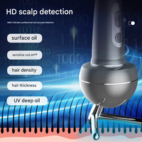 Analizador de Piel Facial con IA y Tecnología de Lámpara de Woods - Dermatoscopio Portátil para Uso Doméstico, Equipo de Belleza para el Cuidado Facial