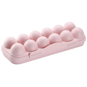 12-Grid Plastic <b>Egg</b> Tray Holder Shockproof <b>Eggs</b> Slot Tray Box for Kitchen for Food <b>Storage</b> During Camping Picnics Hiking Travel - Product Image 1