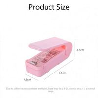Mini Scelleuse Portable Écologique en PP pour Sacs en Plastique – Clip de Rangement Personnalisable pour Aliments, Snacks et Cuisine – Couleurs Classiques