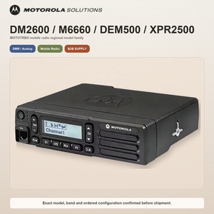 Radio Móvil Digital Motorola DM2600 VHF o UHF, 160 Canales, IP54, Audio Inteligente Analógico DMR para Comunicación <span class=keywords><strong>de</strong></span> Flotas Empresariales - Product Image 1