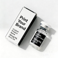 Etiquetas de Péptidos Personalizadas Impresas en Vinilo de Alta Definición de 3ml 10ml 15ml