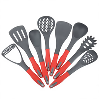Ensemble d'ustensiles de cuisine en nylon : Spatule de cuisson, Cuillère à soupe, Outils de cuisine domestiques en nylon