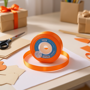 Nastro in Raso Iln 0,6m 25y Arancione D12 Naranjas - Product Image 2