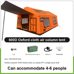 Grande Tente <span class=keywords><strong>de</strong></span> <span class=keywords><strong>Camping</strong></span> Gonflable Luxe Étanche et Durable pour 5, 6 ou 7 Personnes pour l'Extérieur - Product Image 6