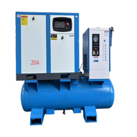 Compresseur d'air à vis tout-en-un de haute qualité 15 kW à vitesse fixe pour usage industriel