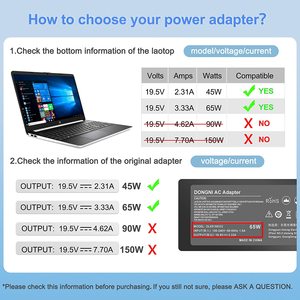 Chargeur d'ordinateur portable de haute qualité 45W 65W 90W, remplacement pour ordinateur portable <span class=keywords><strong>HP</strong></span>, <span class=keywords><strong>adaptateur</strong></span> <span class=keywords><strong>secteur</strong></span> intelligent à embout bleu pour Elitebook x360 - Product Image 4