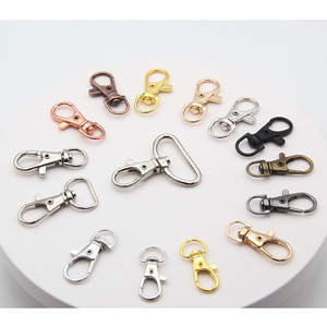 Miễn phí Mẫu tôm hùm <span class=keywords><strong>Claw</strong></span> <span class=keywords><strong>Clasp</strong></span> với vòng chìa khóa xoay dây buộc Clip Snap hook DIY Keychains phụ kiện kim Loại chuỗi số lượng lớn khóa - Product Image 6