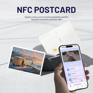 Tùy Chỉnh NFC Thông Minh Bưu Thiếp Cho Iphone Android Thêm Video Bằng Giọng Nói Tin Nhắn Văn Bản Để Lời Chào Rfid Giao Diện Truyền Thông - Product Image 2