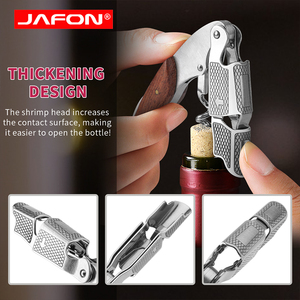 Jafon – Kit d'outils <span class=keywords><strong>de</strong></span> bar en gros : tire-bouchons et ouvre-bouteilles, accessoires pour le <span class=keywords><strong>vin</strong></span>, coffret cadeau, tire-bouchon, ouvre-<span class=keywords><strong>bouteille</strong></span>, fabrication OEM ODM - Product Image 2
