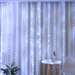 <span class=keywords><strong>Guirlande</strong></span> de lumières <span class=keywords><strong>LED</strong></span> de 3 m, rideau de lumières, décoration de <span class=keywords><strong>chambre</strong></span>, lumières de Noël, de mariage, du Nouvel An - Product Image 3
