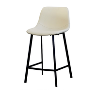 Factory Direct Sale Hotel High-End-Bar stuhl Luxus Cafe Möbel Metall Gold Leder Stoff High Bar Hocker Stühle