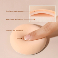 Triangle professionnel guimauve coussin d'air maquillage bouffée sans latex fond de teint correcteur poudre mélangeur cosmétique éponge visage