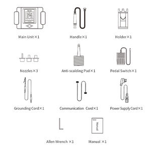<span class=keywords><strong>Pistola</strong></span> <span class=keywords><strong>de</strong></span> Aire Caliente Desoldadora Industrial y <span class=keywords><strong>para</strong></span> Bricolaje <span class=keywords><strong>de</strong></span> 1300W con Pantalla Táctil y Bomba <span class=keywords><strong>de</strong></span> Vacío <span class=keywords><strong>para</strong></span> una Eliminación Rápida <span class=keywords><strong>de</strong></span> Soldadura TR1300 Fuente Eléctrica - Product Image 6