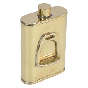 Étrier de cheval Design Boîte de luxe Plaqué or Qualité minimaliste Jerrycan Cadeau cher Objet décoratif Boîte en laiton en vente - Product Image 1