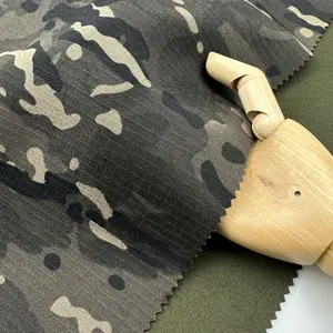 High quality waterproof twill bonded polar fleece tc 80/20 digital woodland for workwear fabric