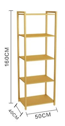 Oro brillante L50 * W40 * H160cm 5 capas 25*25 y 1,0