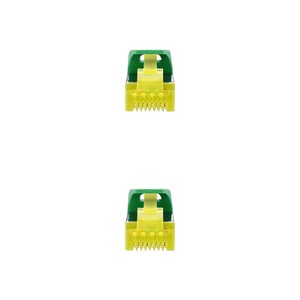 Cable de Red LSZH Cat. Cable de red 6A S/FTP AWG 26, 2.0 m, verde; ideal para conexiones de alta velocidad en redes de datos. - Product Image 3
