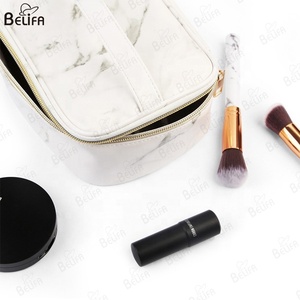 Sac cosmétique imprimé marbre de haute qualité sac de maquillage de beauté de voyage sac cosmétique étanche pour les femmes - Product Image 6