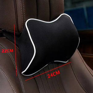 Ensemble de coussin de siège de voiture en mousse à mémoire de forme, soutien du cou, coussin de dos relaxant <span class=keywords><strong>pour</strong></span> la conduite avec sangle réglable, vente en gros - Product Image 2