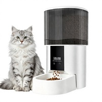Intelligenter automatischer Haustierfütterer mit WLAN und Kamera zeitgesteuerter Spender mit LCD für Katzen