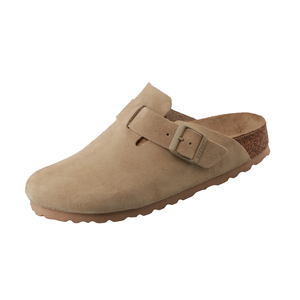 Pantuflas de corcho de Punta cerrada unisex <span class=keywords><strong>Boston</strong></span> | Zapatos de corcho formados por prensa caliente alemana | Piel de vaca Premium Birkenstocks OEM disponible - Product Image 1