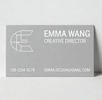 Cartes de visite imprimées de luxe avec une qualité supérieure et un service de conception gratuit Impression à la demande Impression sur carton pour les entreprises