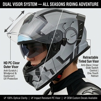 Casques de motocross AD de haute qualité en gros d'usine avec visière en PC fabriquée en ABS, sécurité anti-choc, état neuf, portables