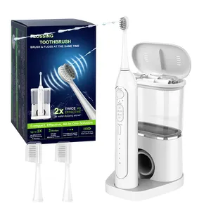 3-in-1 Advanced Toothbrush And Water Flosser 5 Optional Modes Teeth Cleaning For Healthier Gums And Teeth