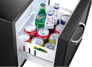 Réfrigérateur minibar à tiroir noir respectueux de l'environnement avec dégivrage automatique et sans givre - Product Image 3