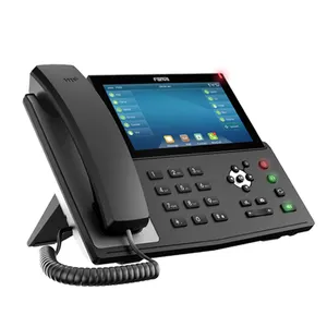 高清语音Grandstream 7英寸屏幕企业Voip IP电话支持20条SIP线路Fanvil X7