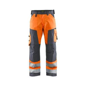 BLAKLADER - 156618115396C44 Pantalon haute visibilité sans poches à clous Orange/Gris moyen-EAN 7330509746837 HI-VIS WORKWEAR - Product Image 1