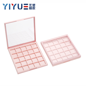 Yiyue 25 màu sắc nhãn hiệu riêng lớn trống rỗng Pan trang điểm Eye Shadow <span class=keywords><strong>Palette</strong></span> nghệ sĩ trang điểm thiết yếu <span class=keywords><strong>Palette</strong></span> trường hợp - Product Image 1