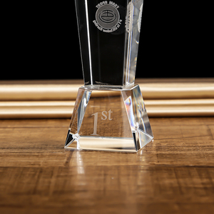Trofeos de Cristal Tallados a Mano con Diseño Personalizable, Placa de Modelo en Movimiento para Premios de Automovilismo, Eventos Deportivos y Promoción - Product Image 3