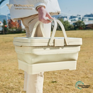 Rectangular PP Plastic Cooler <b>Box</b> Insulated Food <b>Storage</b> Container for Picnic Classic Style - Product Image 4
