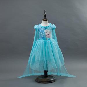 2020 fashion sequined sleeveless girls <span class=keywords><strong>Frozen</strong></span> dress for kids party - Product Image 5