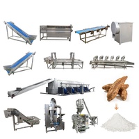 Ligne de production de farine de manioc à prix compétitifs, machine à farine de manioc et de banane, machine de traitement de la farine de manioc