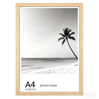 Cadre photo rustique en bois, grain naturel, à suspendre, personnalisable avec logo, vente en gros pour la décoration de la maison et des hôtels