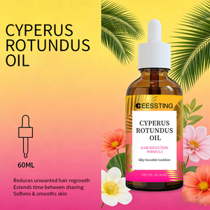 Huile essentielle pure et nourrissante de Cyperus Rotundus, 60 ml, à l'extrait naturel de plantes, pour une peau douce et soyeuse, avec logo personnalisé - Product Image 4