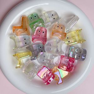 Quality Assurance DIY Jewelry Accessories Hand Painted Bottom Ovule <b>Acrylic</b> Color Painted Bench Quality <b>Plastic</b> <b>Lucite</b> <b>Beads</b> - Product Image 6
