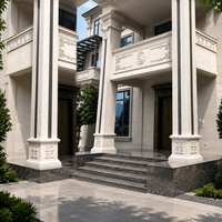 Moulures décoratives en mousse EPS EIFS modernes pour l'isolation des murs extérieurs, la décoration des façades, durables, écologiques, personnalisables