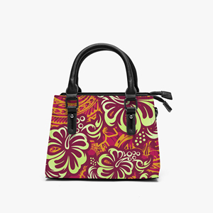 Nuovissimo Design Portafoglio da <span class=keywords><strong>Donna</strong></span> con Logo Personalizzato Borsa Tote con Stampa Hawaiana Borsa con Cerniera Polinesiana Borsa Casual alla Moda per lo Shopping - Product Image 4