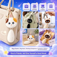 Jouet en peluche AI mignon avec yeux LED émotionnels, chat vocal multilingue, robot compagnon interactif intelligent, poupée AI, jouet pour animaux de compagnie pour enfants