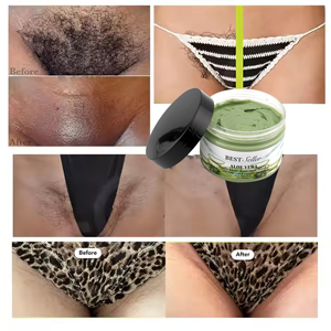 Crème dépilatoire OEM à résultats rapides, indolore, non irritante, parfumée à l'aloe vera, crème dépilatoire douce pour le corps, 500 ml - Product Image 3