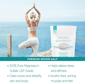Pur <span class=keywords><strong>Sel</strong></span> <span class=keywords><strong>D</strong></span>'<span class=keywords><strong>epsom</strong></span> Sulfate De Magnésium Non Parfumé Grain Moyen Corps <span class=keywords><strong>Sel</strong></span> De Bain Soulagement - Product Image 2