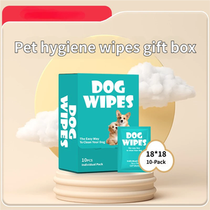 Оптовые влажные салфетки для ухода за домашними животными без спирта, для кошек и собак, портативные, для чистки, груминга и купания - Product Image 2