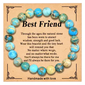 Бусины из натурального камня в форме сердца, 8 мм - Product Image 4