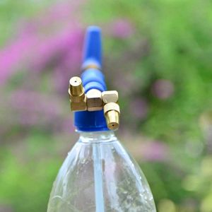 Pulverizador de latón de doble cabezal con interfaz para botella, para carrito de jardín, con boquilla ajustable y atomización a presión de agua - Product Image 4