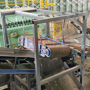 Over Belt <strong>Magnetic</strong> Separator - Ferrous Metal Iron Scrap Magnet Separator Removal Separation From Conveyor Material Stream - Product Image 2
