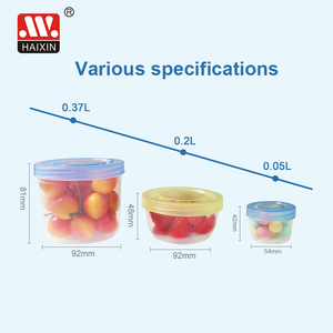 Mini bé thực phẩm hộp 6 cái Set Stackable nhỏ 50ml Vòng tái sử dụng thực phẩm lưu trữ container - Product Image 4